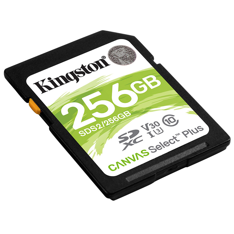 金士顿（Kingston）256GB SD存储卡 U3 V3